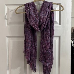 Purple Paisley Women's Scarf